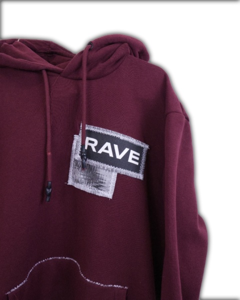 Bluza RAVE (bordowa)