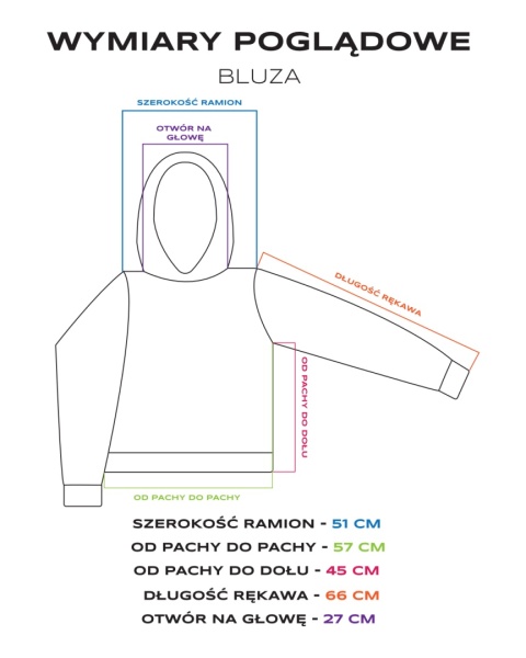 Bluza RAVE (bordowa)