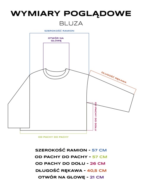 Bluza farbowana cropped (czarna)