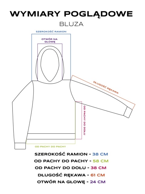 Bluza farbowana ze ściągaczem (szaro-różowa)