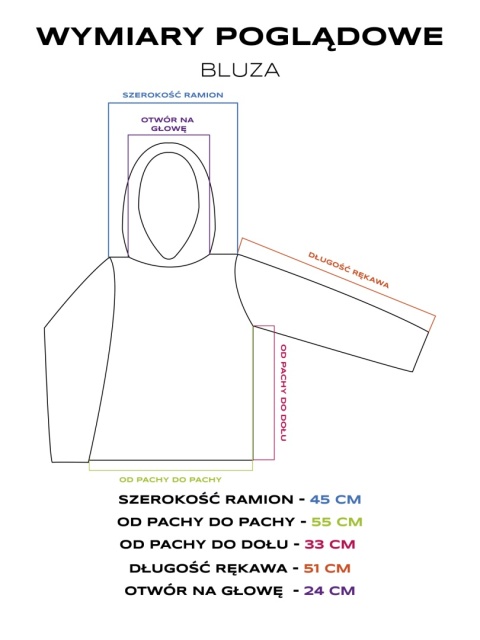 Bluza farbowana cropped (czerwono-czarna)