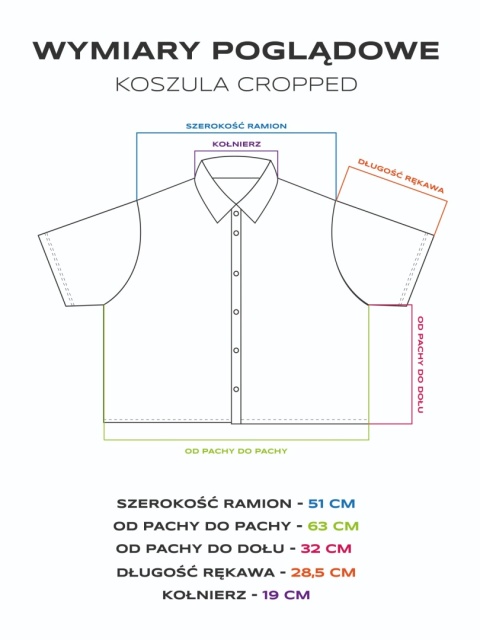 Koszula farbowana cropped (czarno-wiśniowa)