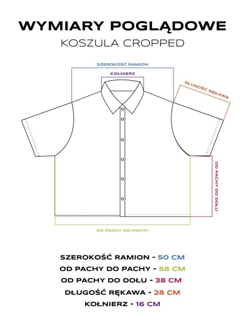 Koszula malowana splatter (niebieska)