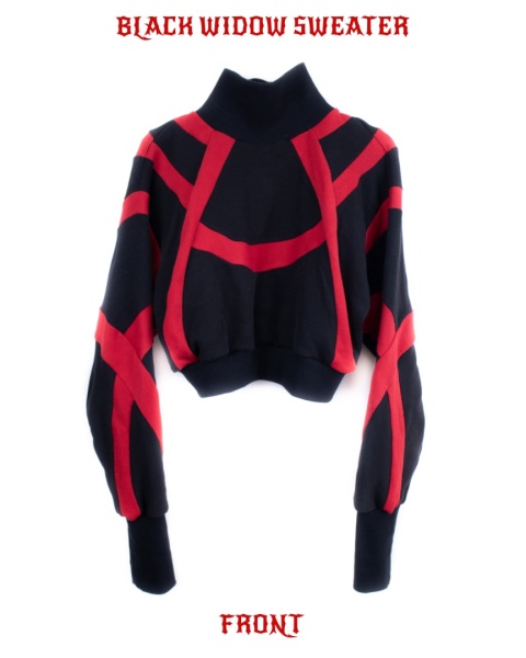 Black widow sweater