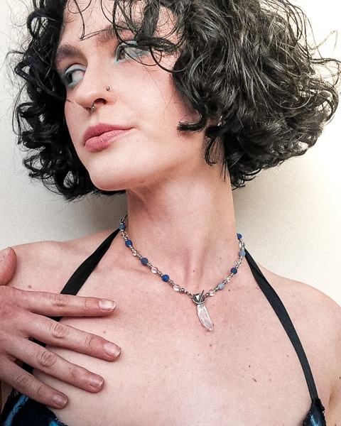 Aquamarine necklace no. 5