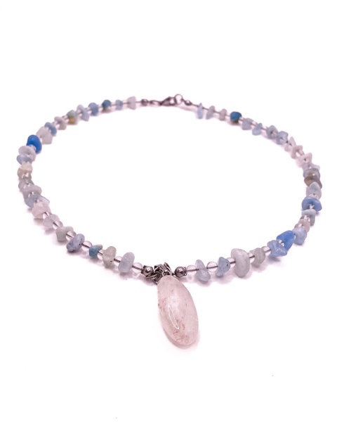 Aquamarine necklace no. 6