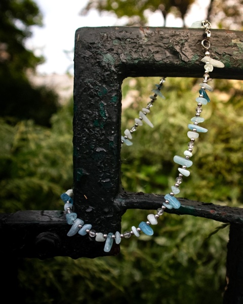 Aquamarine necklace no. 7